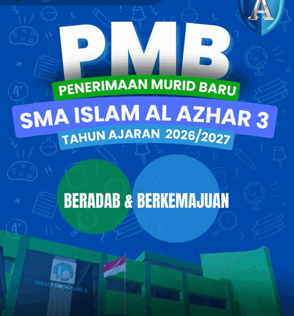 Official Poster – IBDP SMA Islam Al Azhar 3 Student Admission 2026/2027