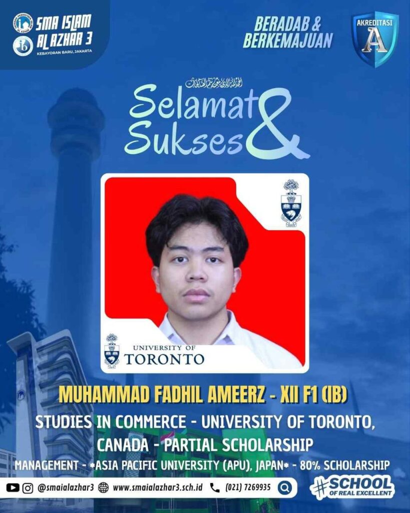 IB Students of SMA Islam Al Azhar 3 Achieve Global Success