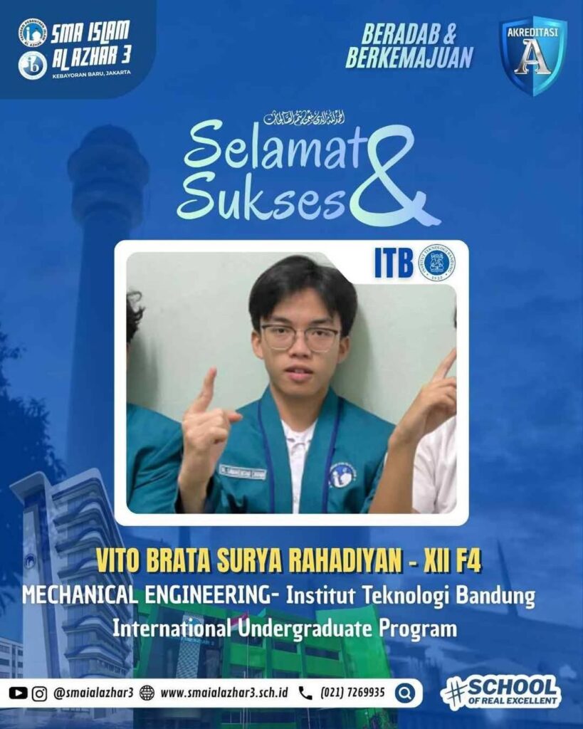 IBDP Jakarta Success Stories at Al Azhar 3