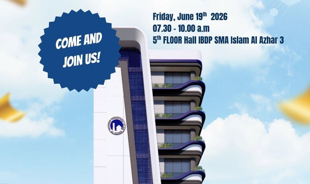 Open House IBDP SMA Islam Al Azhar 3 Jakarta dengan tema Conquering the World with Islamic Values & Adab.