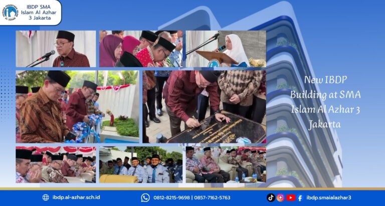 Inauguration of the new IBDP building at SMA Islam Al Azhar 3 Jakarta in August 2026